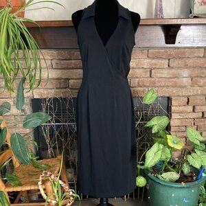 Elegant Black Sleeveless Dress